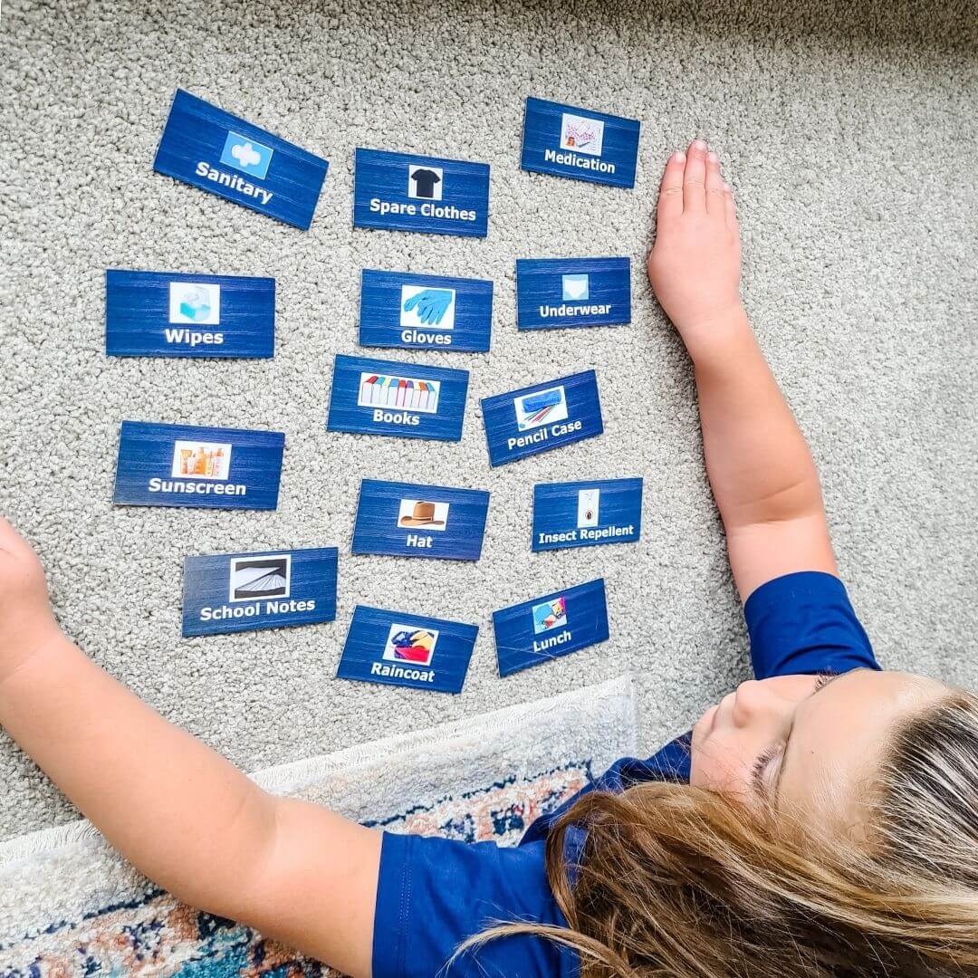 Picture assistance labels