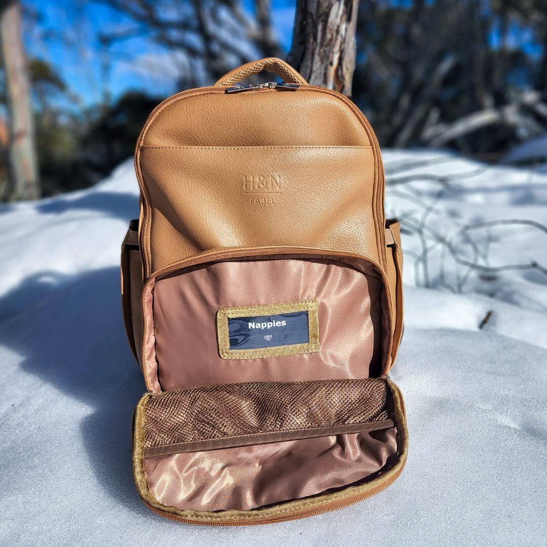 Luxury Vegan Leather Backpack - HNLabel™
